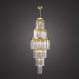 Angel 28 Light Chandelier Crystal and Antique Gold