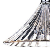 Ardeche 1 Light Large Pendant Clear Glass Polished Chrome