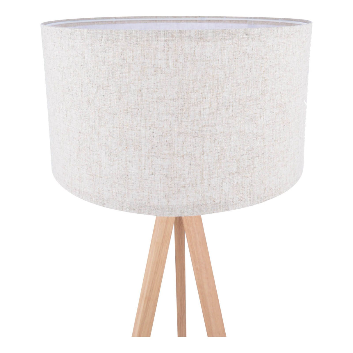 Armitage Tripod Floor Lamp Light Wood With Shade