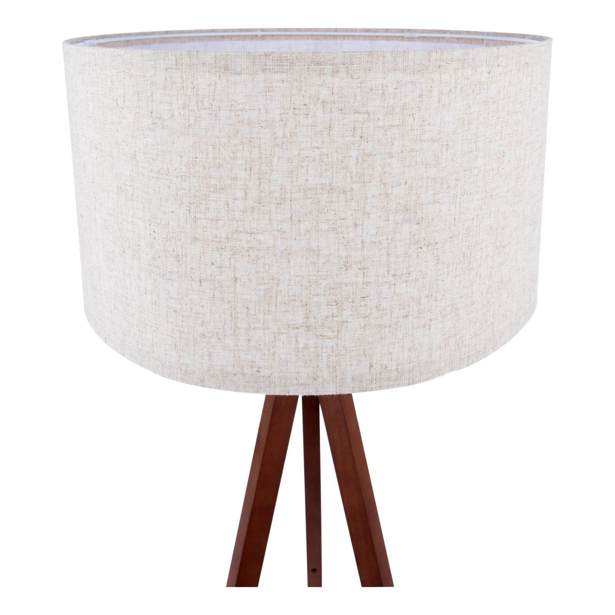 Armitage Tripod Floor Lamp Dark Wood With Shade
