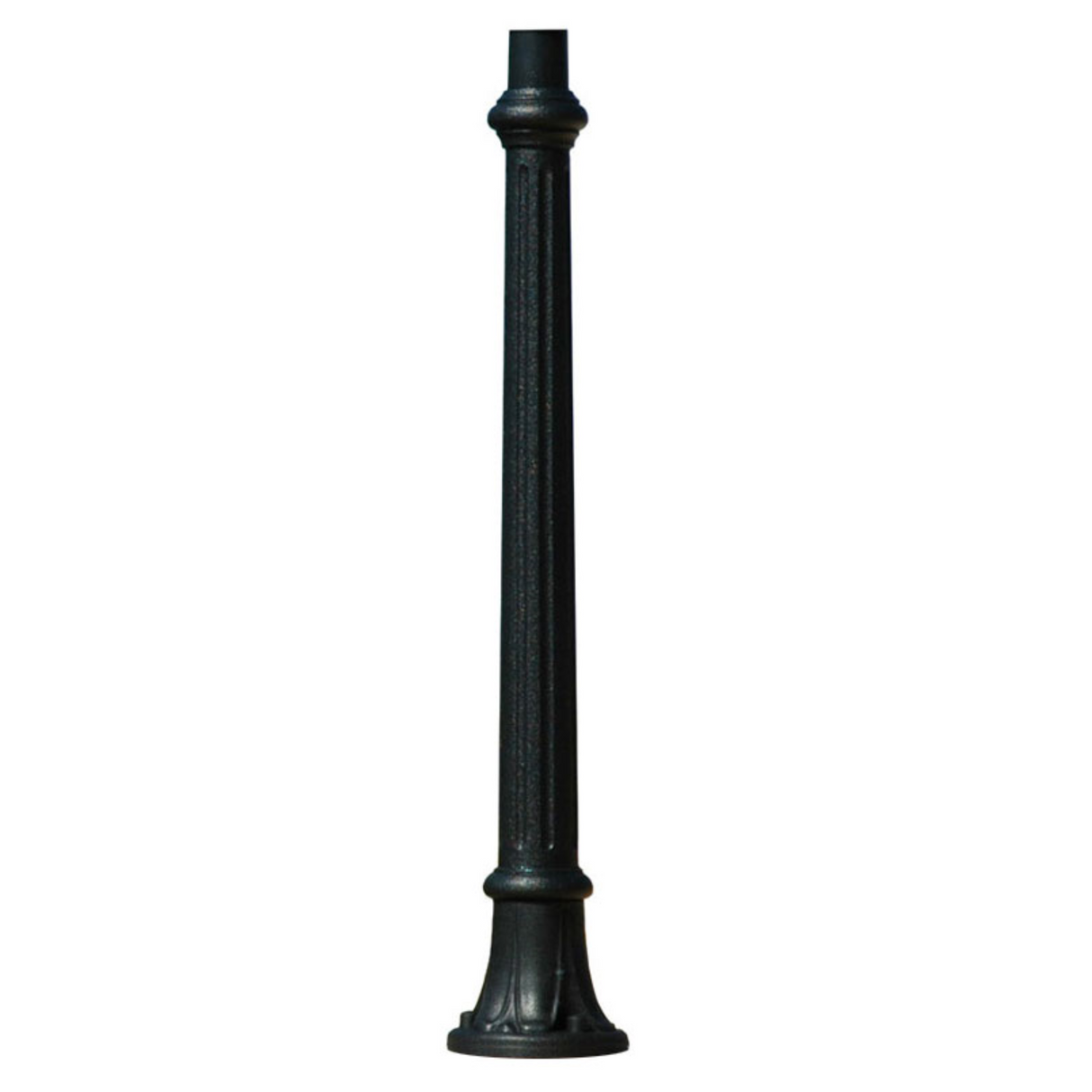 Aloe Post w/o door 1100mm Black (60mm spigot)