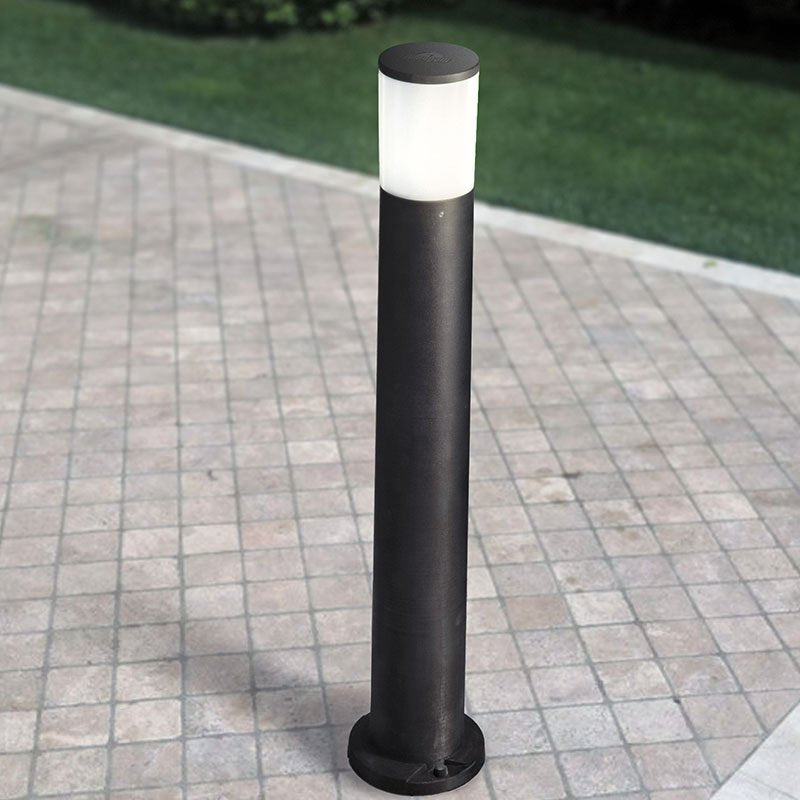 Amelia 800 8.5W E27 LED CCT, Bollard, Black/Opal