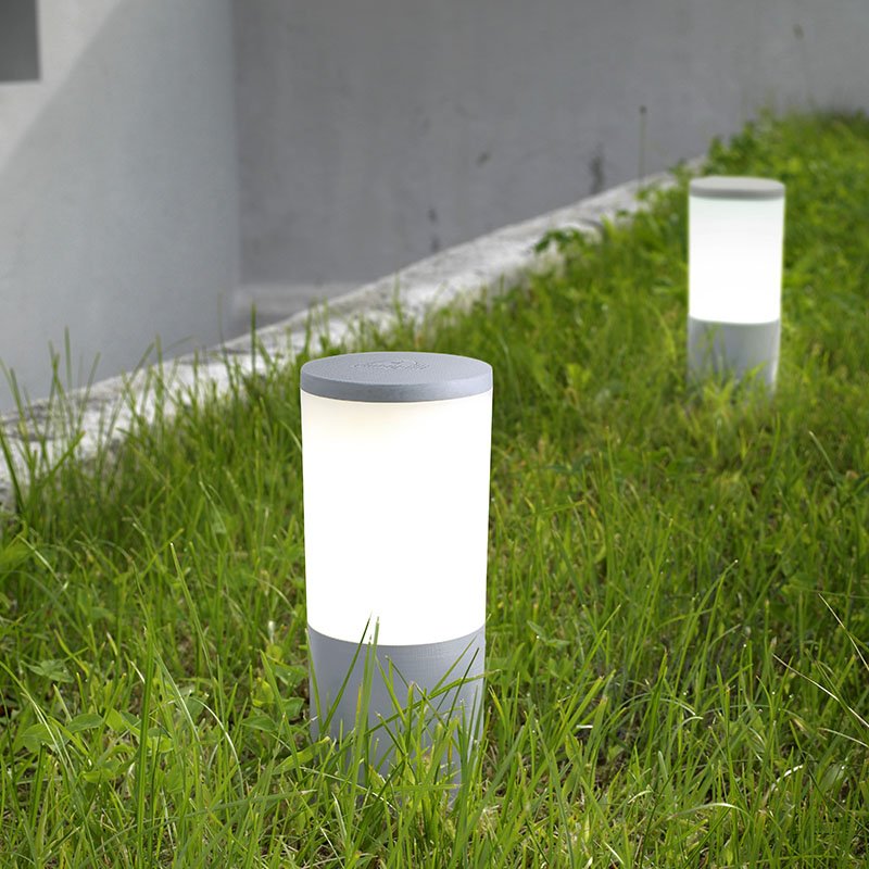Amelia Spike 8.5W E27 LED CCT, Spike Bollard, Black/Opal
