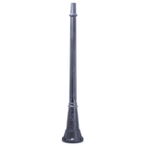 Artu Post w/o door 1500mm  Black (60mm spigot)