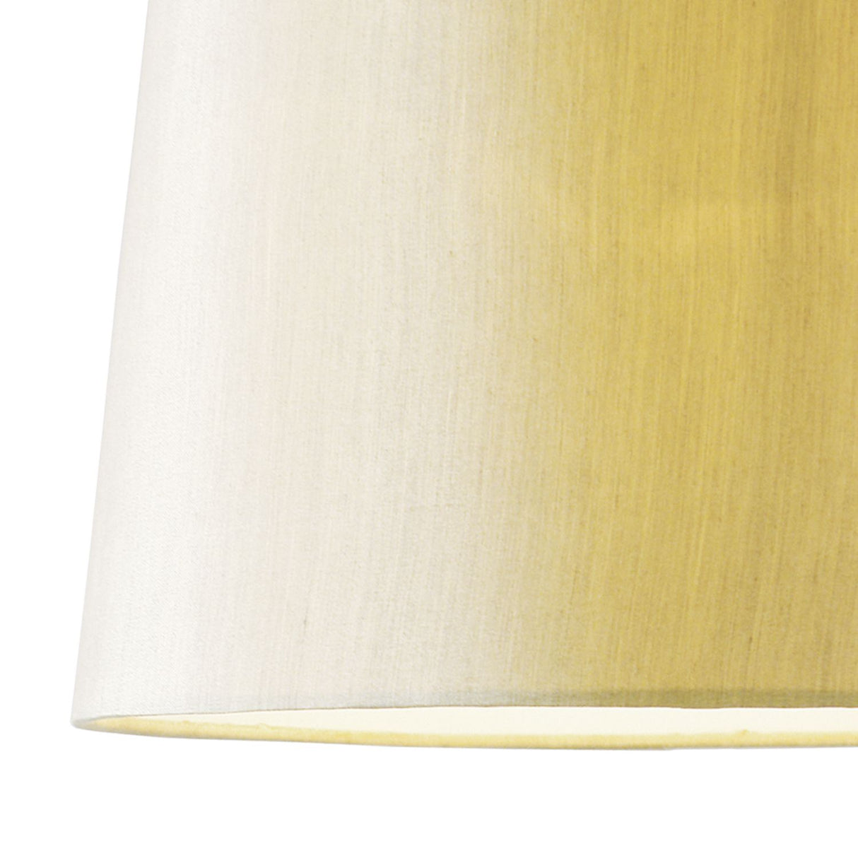 Balthazar Gold Faux Silk Tapered Drum 38cm
