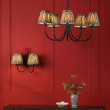 Becca 5 Light Pendant Matt Black Fitting Only