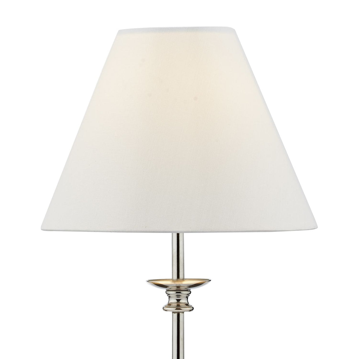 Blenheim Table Lamp Polished Nickel With Shade (Multipack)