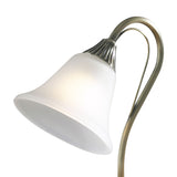 Boston Table Lamp Antique Brass and Opal Glass