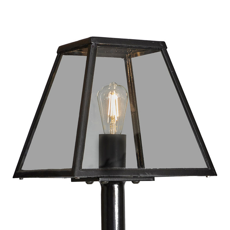 Contemporary lamp post in galvanised steel 1.8m (BR02)