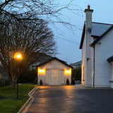 Contemporary lamp post in galvanised steel 2.7m (BR01)