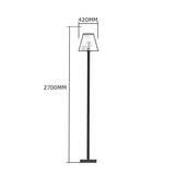 Contemporary lamp post in galvanised steel 2.7m (BR01)