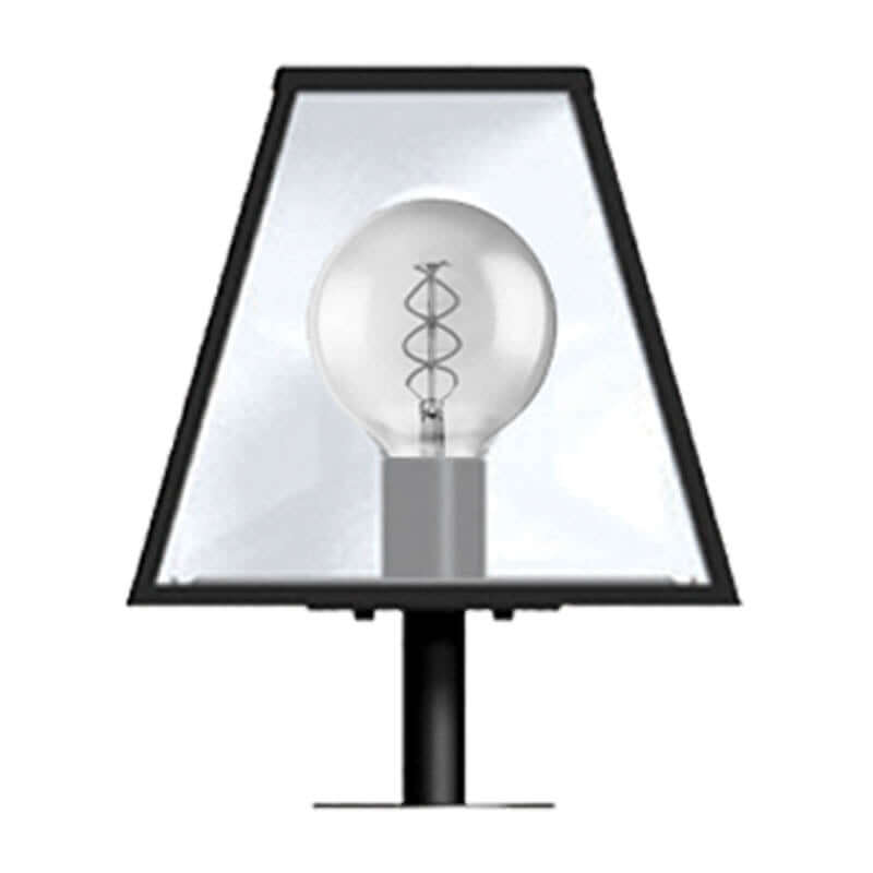 Contemporary pier light in galvanised steel 0.38m (BRP2)