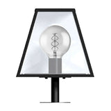 Contemporary pier light in galvanised steel 0.38m (BRP2)