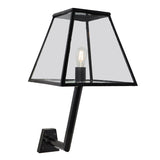 Contemporary wall light with angled bracket 0.78m (BRW1)