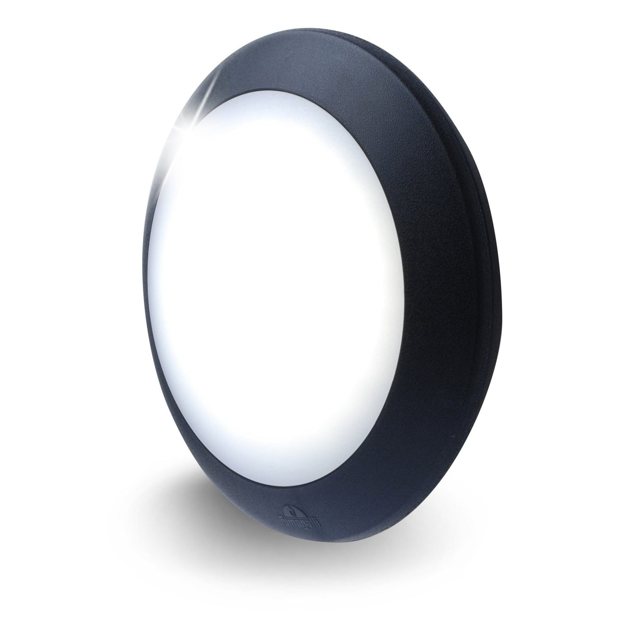 Berta 9W/15W GX53 LED CCT, Open Bulkhead, Black/Opal