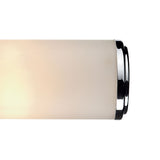 Century Bathroom 2 Light Wall Light Polished Chrome Opal Glass IP44
