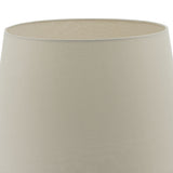 Cezanne Ecru Faux Silk Tapered Drum Shade 35cm