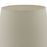 Cezanne Ecru Faux Silk Tapered Drum Shade 40cm