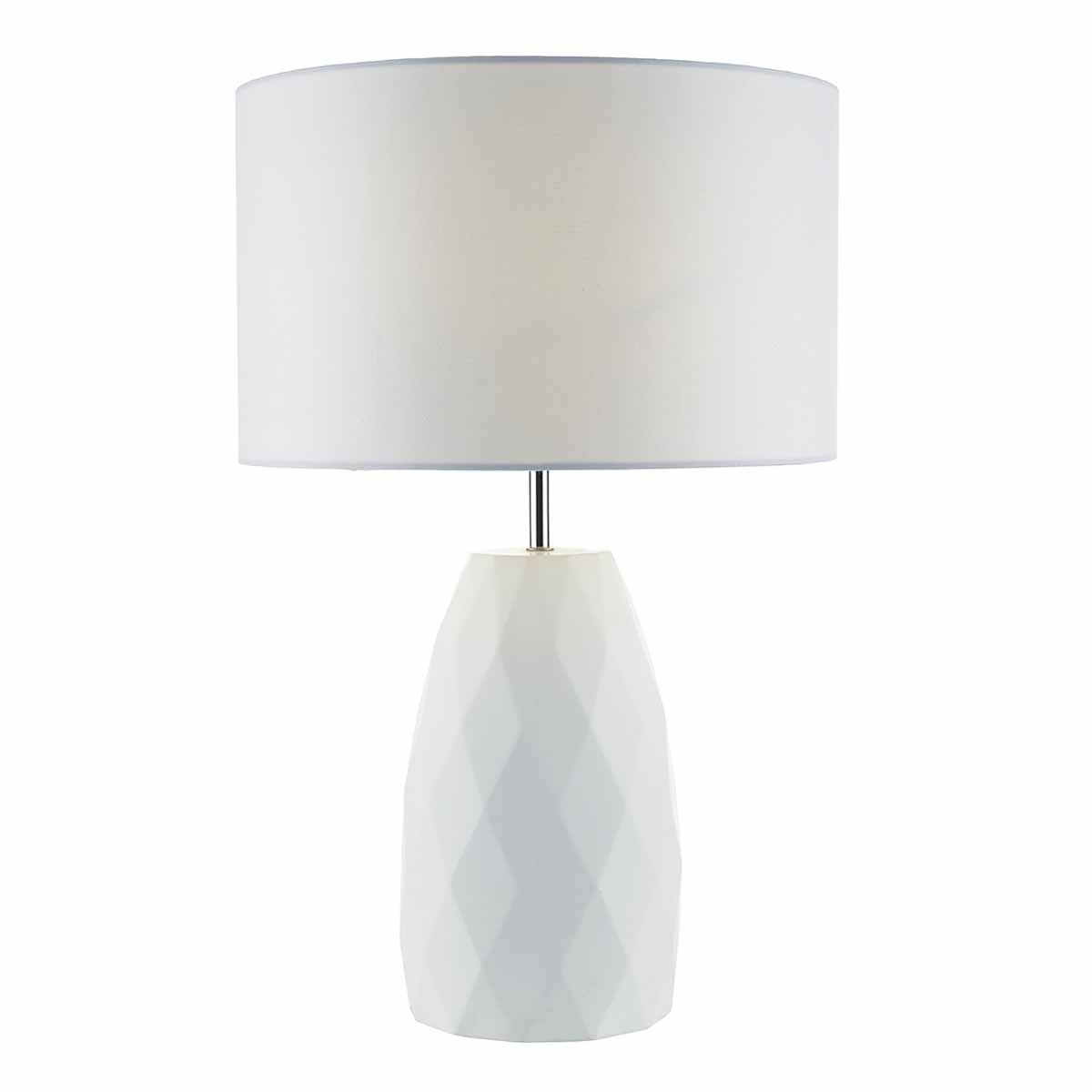 Ciara Table Lamp White With Shade
