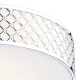 Civic 5 Light Flush Large Polished Chrome