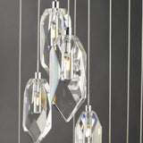 Crystal 12 Light Cluster Pendant Polished Chrome & Crystal