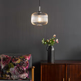 Demarius Pendant Polished Chrome and Clear Glass