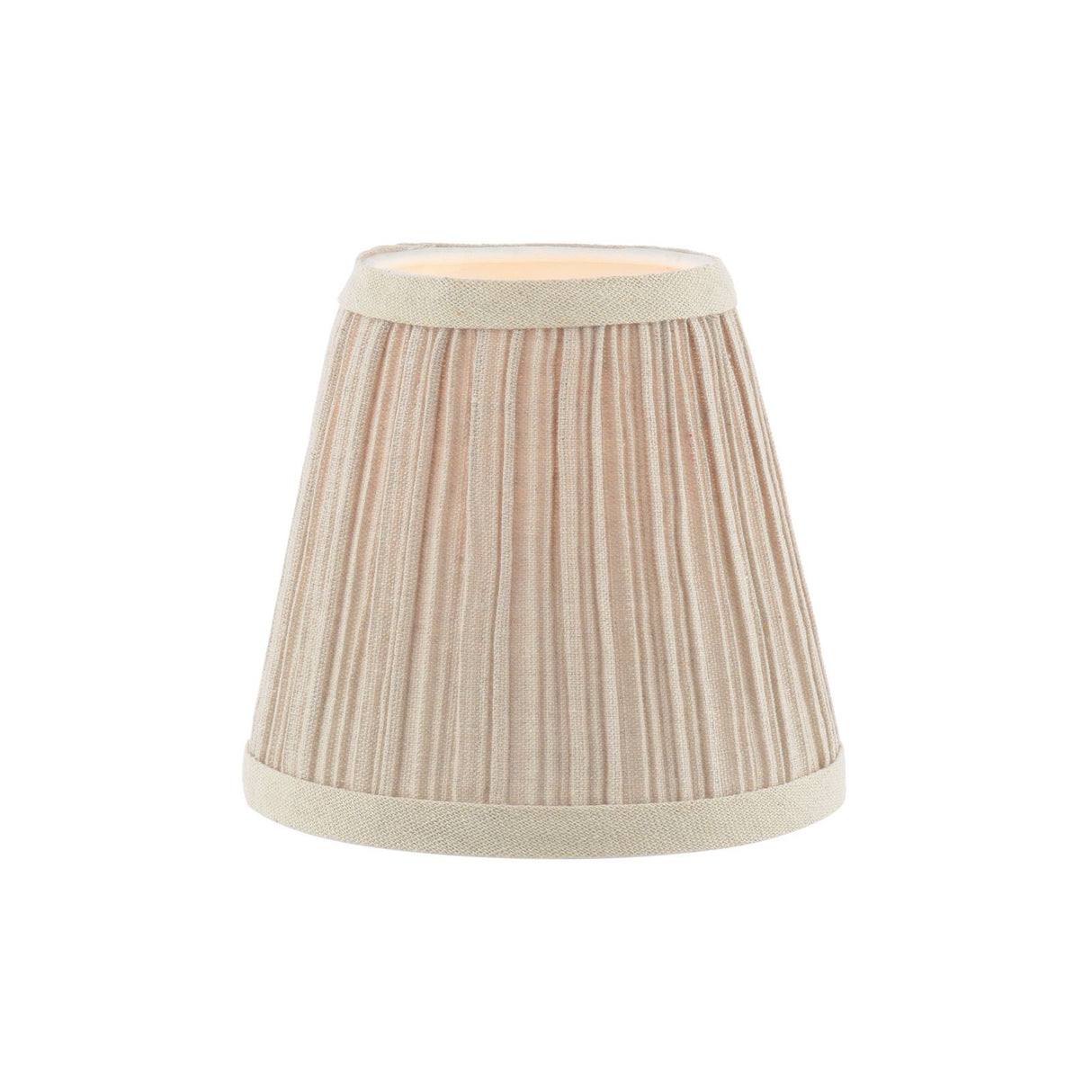 Didina Natural Linen Tapered Drum Shade 15cm 15cm