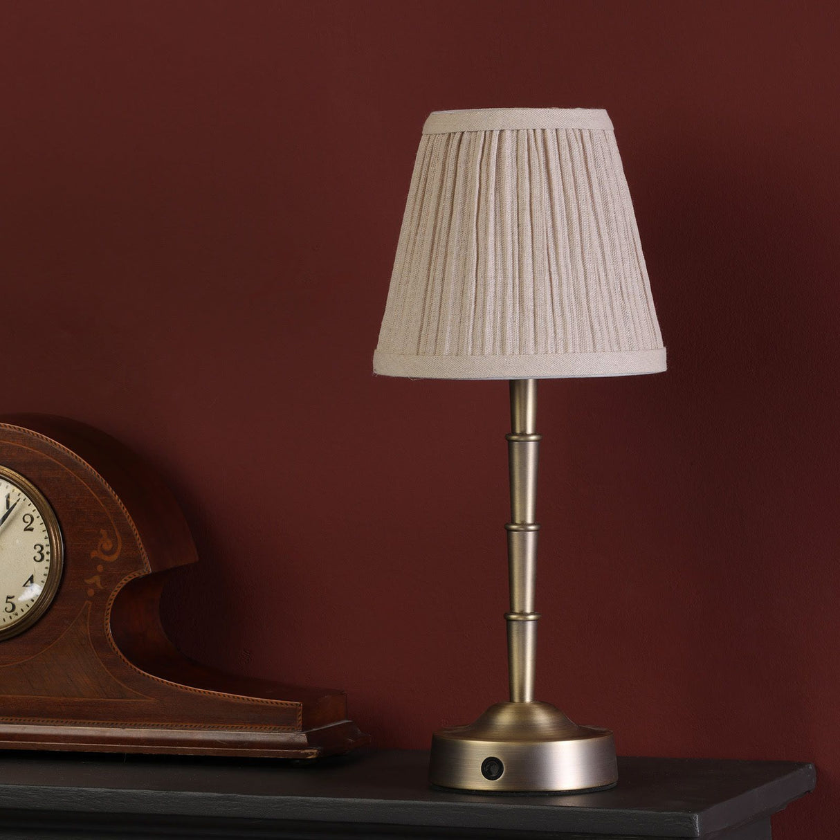 Didina Natural Linen Tapered Drum Shade 15cm 15cm