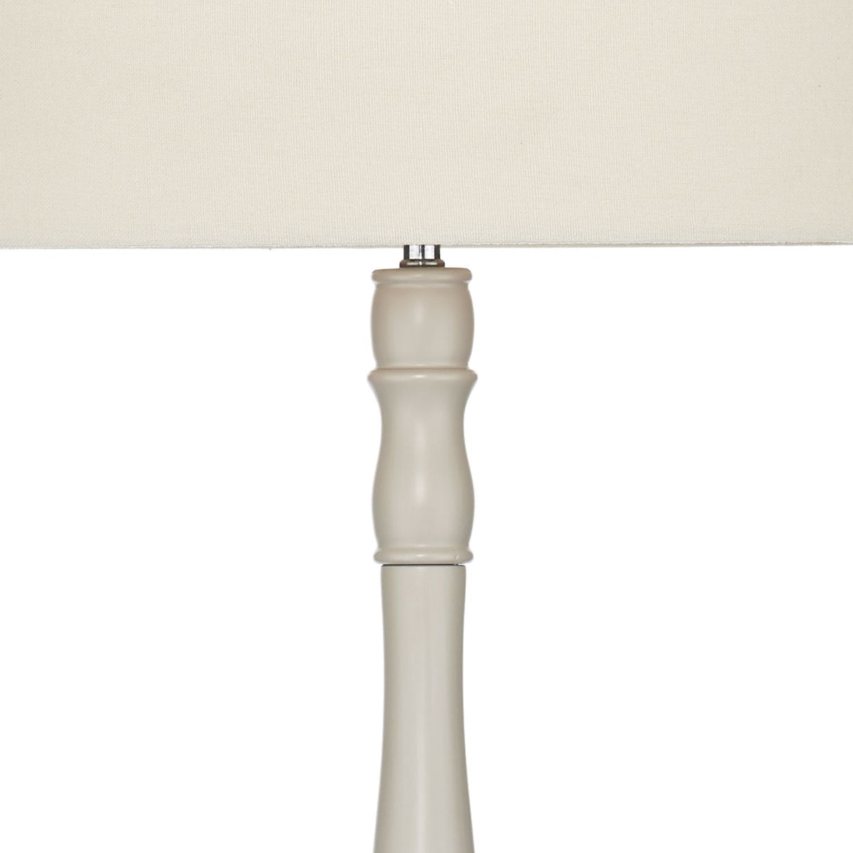 Dunlop Floor Lamp Cream With Shade