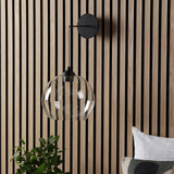 Eileen Pendnant/Wall Light Matt Black LED Fitting Only