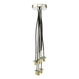 Elpis 7 Light Cluster Pendant Polished Chrome Frame Only