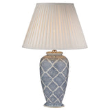 Ely Table Lamp Blue/White Base Only
