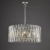 Entwine 8 Light Pendant Polished Nickel and Crystal