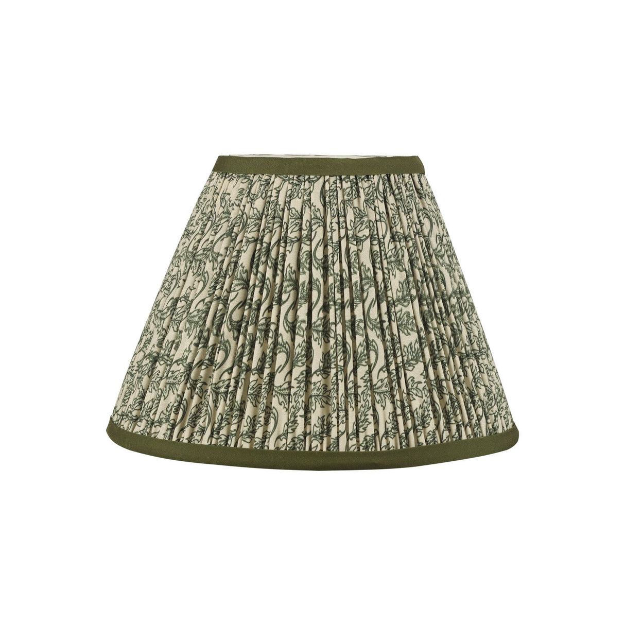 Esther Green Cotton Empire Shade 25cm 25cm