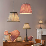 Esther Red Cotton Empire Shade 25cm 25cm