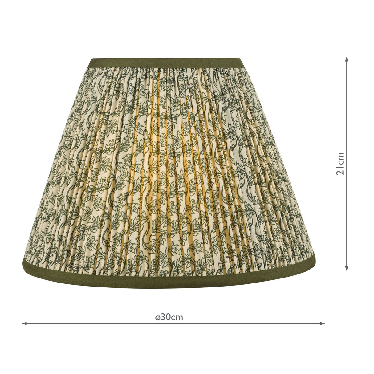Esther Green Cotton Empire Shade 30cm 30cm