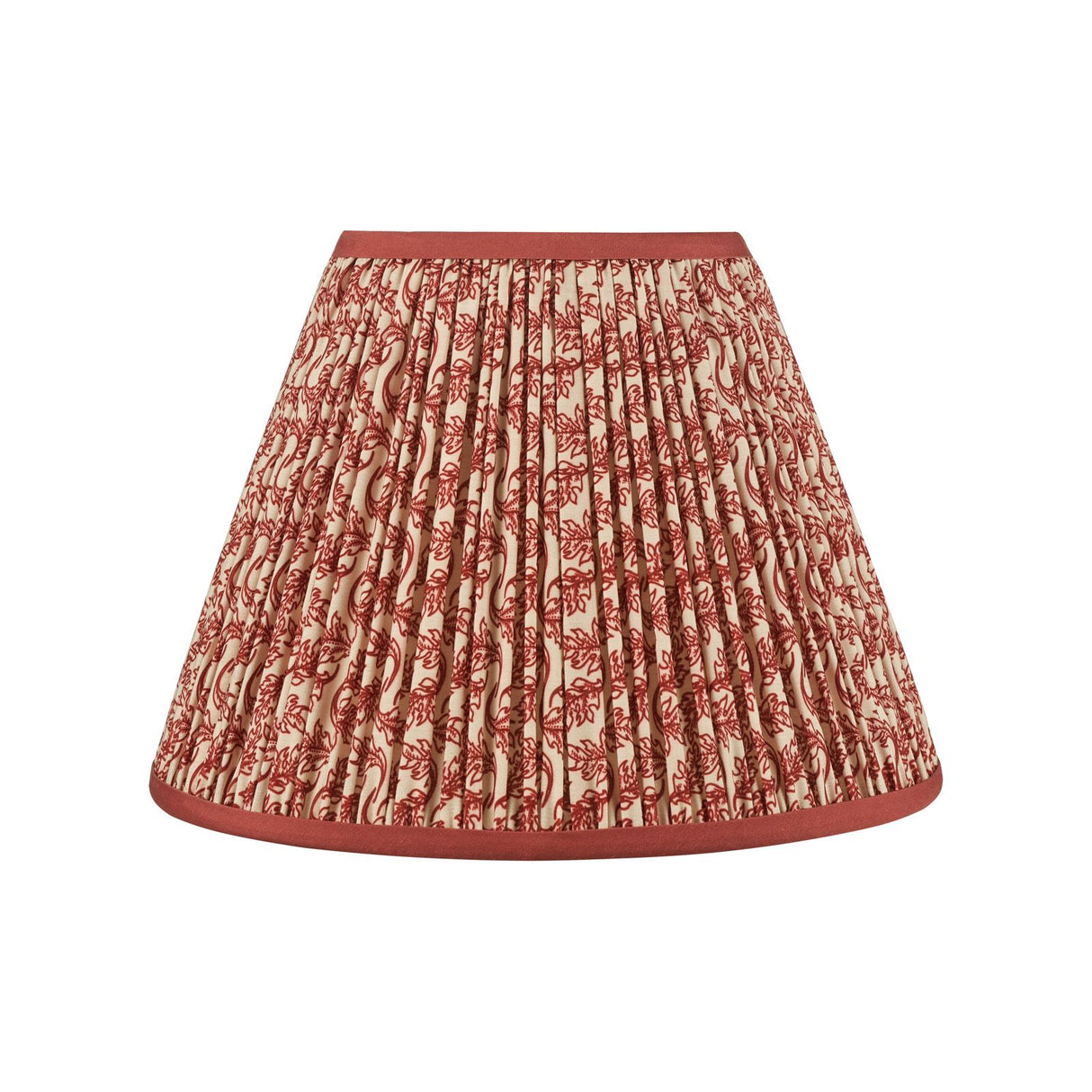 Esther Red Cotton Empire Shade 30cm 30cm