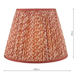 Esther Red Cotton Empire Shade 40cm 40cm