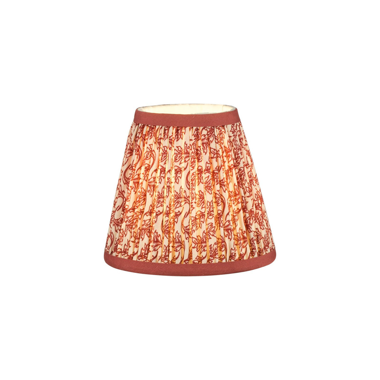 Esther Red Cotton Empire Shade 15cm 15cm