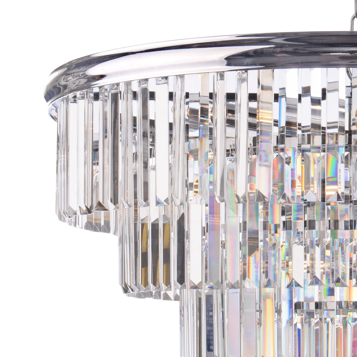Eulalia 12 Light Chandelier Polished Chrome Crystal
