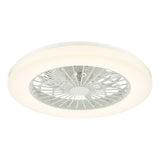 Fan Flush White Fitting Only LED