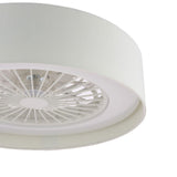 Fan Flush White LED