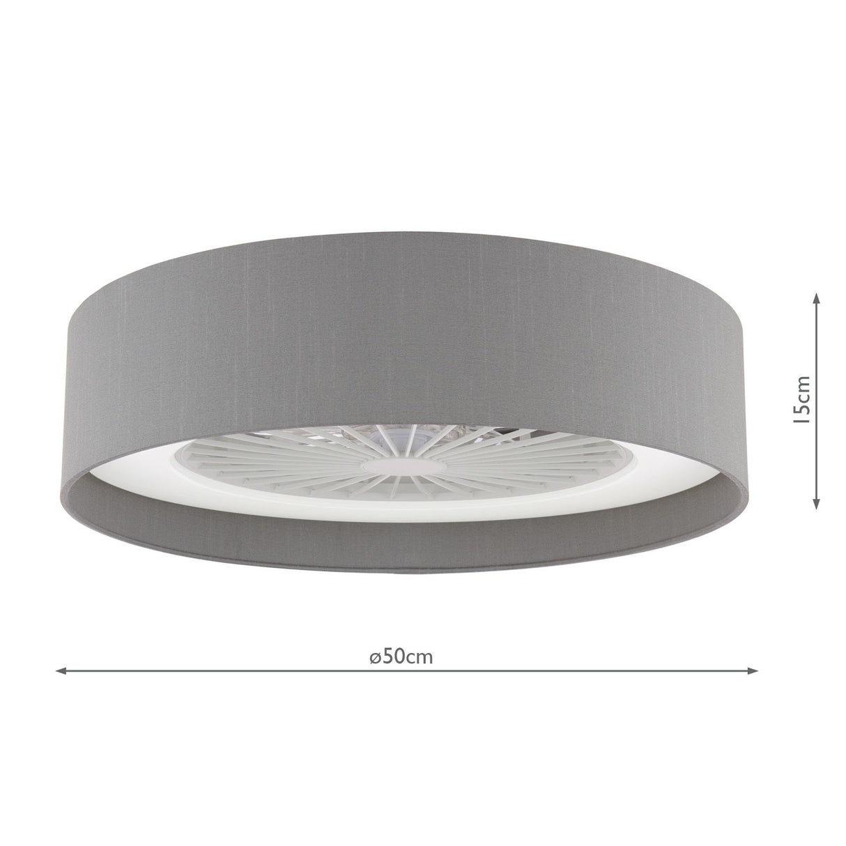 Fan Flush White LED
