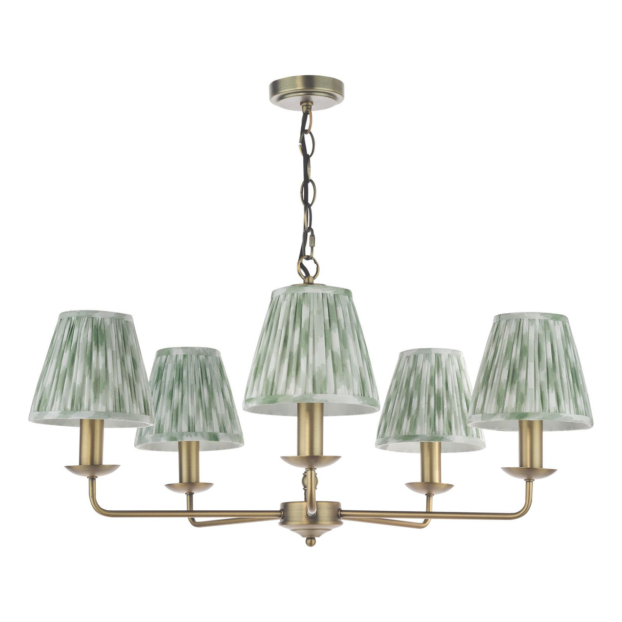 Favian 5 Light Pendant Matt Bronze With Shade