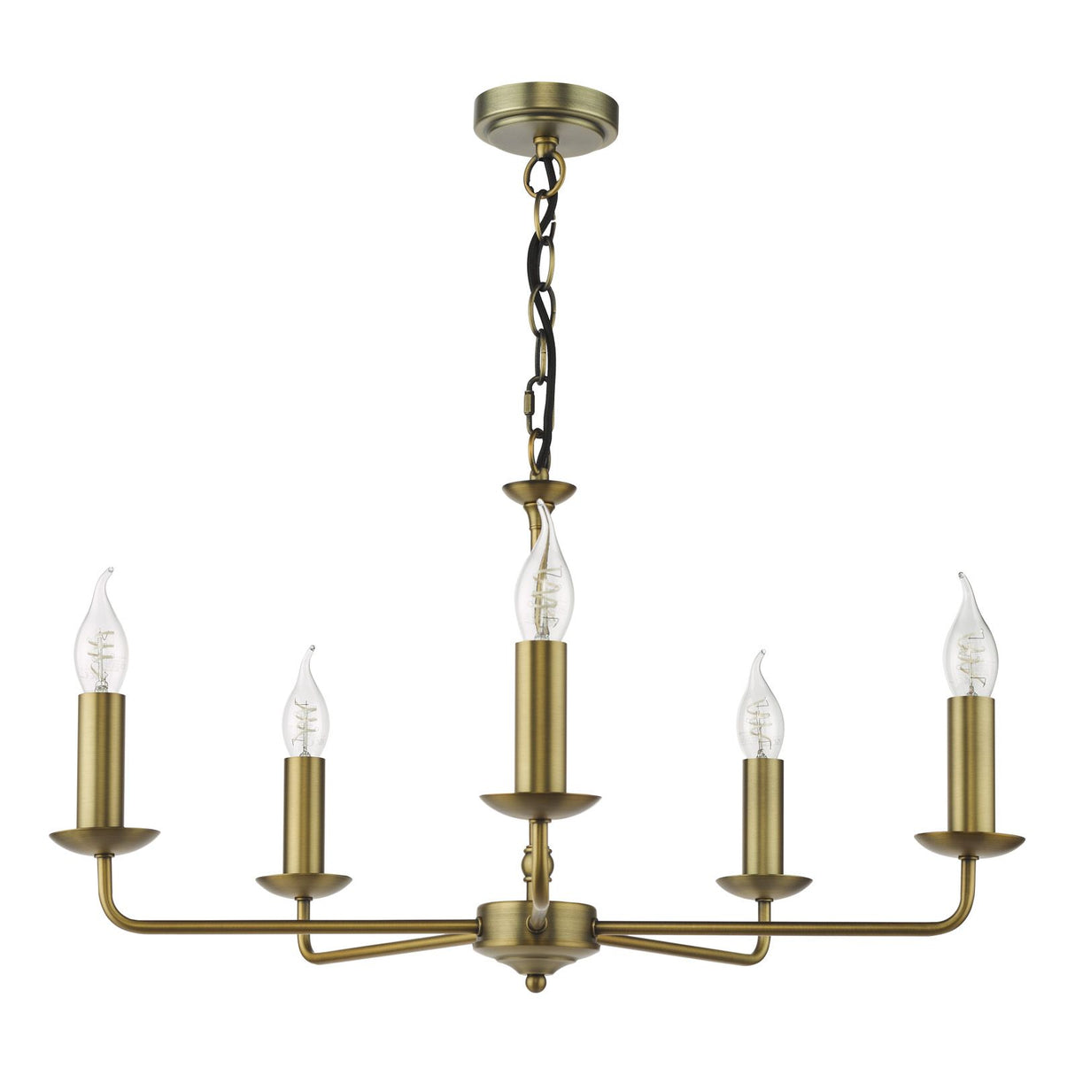 Favian 5 Light Pendant Matt Bronze Fitting Only