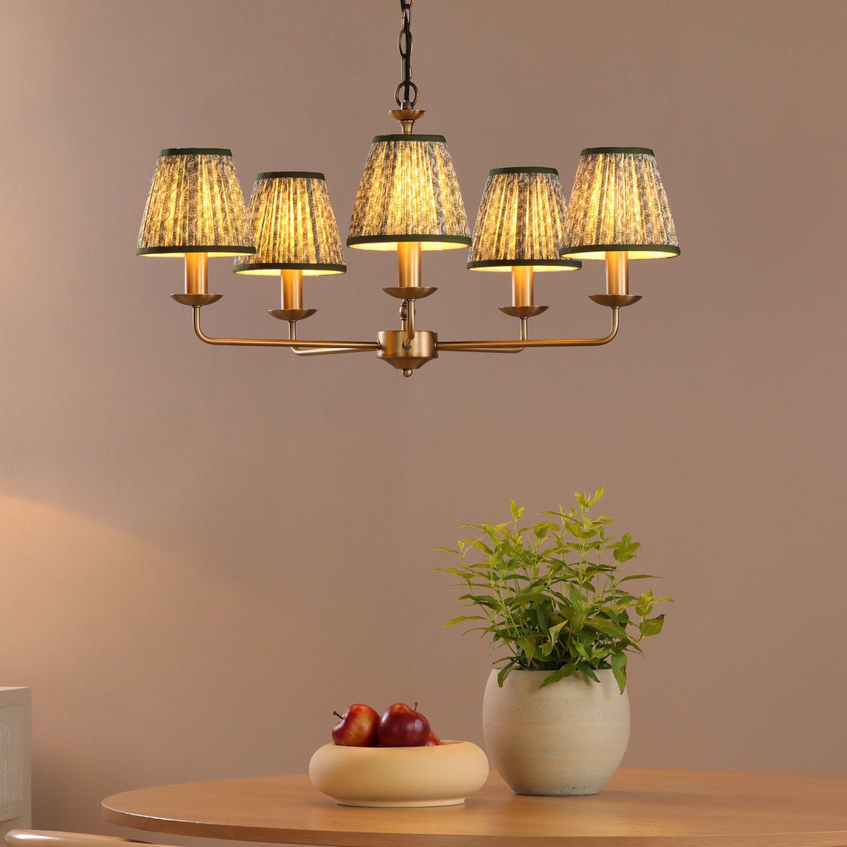 Favian Wall Light Matt Bronze With Shade