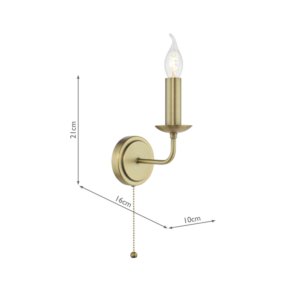 Favian Wall Light Matt Bronze Bracket Only