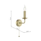 Favian Wall Light Matt Bronze Bracket Only