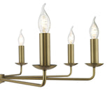 Favian 8 Light Pendant Matt Bronze Fitting Only