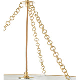 Fenella 5 Light Pendant Gold Leaf